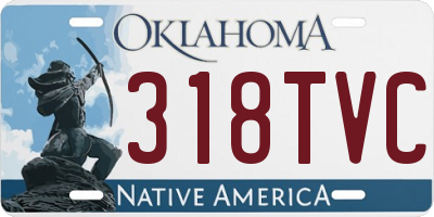 OK license plate 318TVC