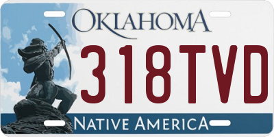 OK license plate 318TVD