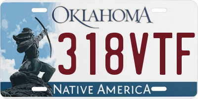 OK license plate 318VTF
