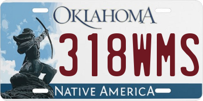 OK license plate 318WMS