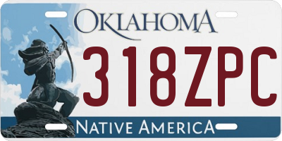 OK license plate 318ZPC