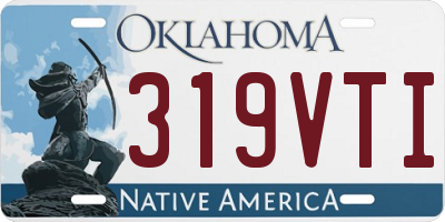 OK license plate 319VTI