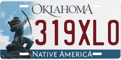 OK license plate 319XLO