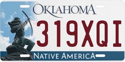 OK license plate 319XQI