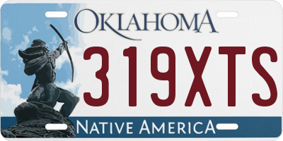 OK license plate 319XTS