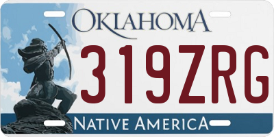 OK license plate 319ZRG
