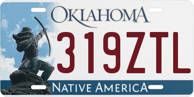 OK license plate 319ZTL