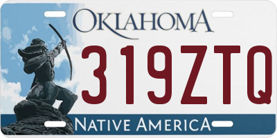 OK license plate 319ZTQ