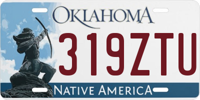 OK license plate 319ZTU