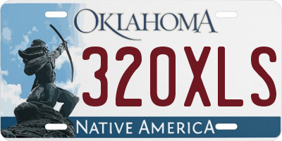 OK license plate 320XLS