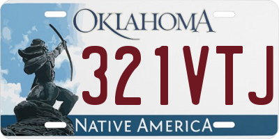 OK license plate 321VTJ