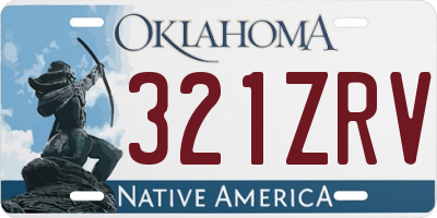 OK license plate 321ZRV