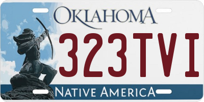 OK license plate 323TVI