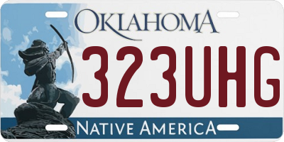 OK license plate 323UHG
