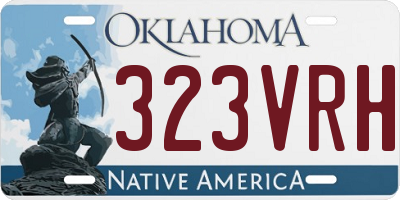 OK license plate 323VRH
