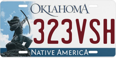 OK license plate 323VSH