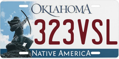 OK license plate 323VSL