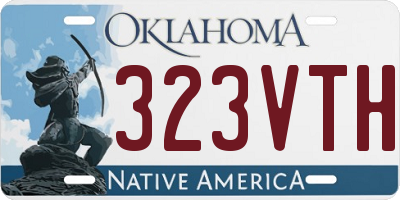 OK license plate 323VTH