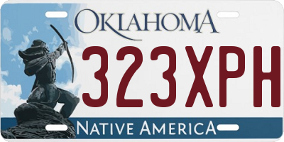 OK license plate 323XPH