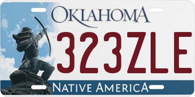 OK license plate 323ZLE