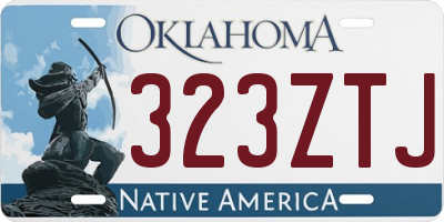OK license plate 323ZTJ