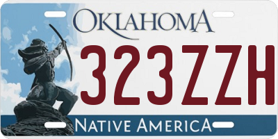 OK license plate 323ZZH