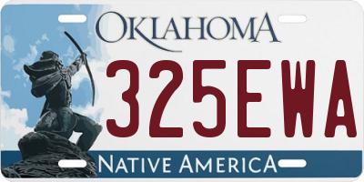 OK license plate 325EWA