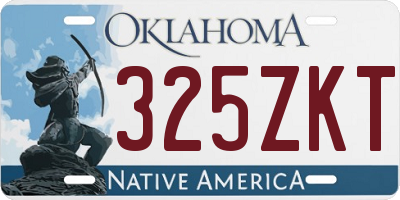 OK license plate 325ZKT