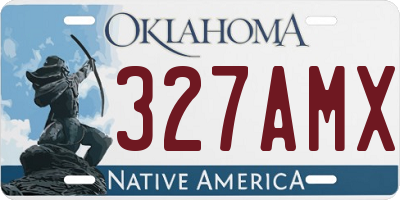 OK license plate 327AMX