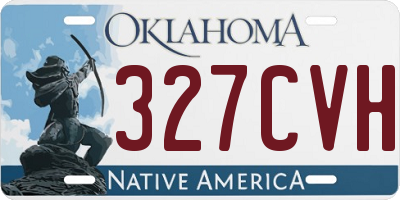 OK license plate 327CVH