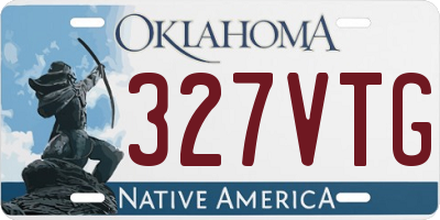 OK license plate 327VTG