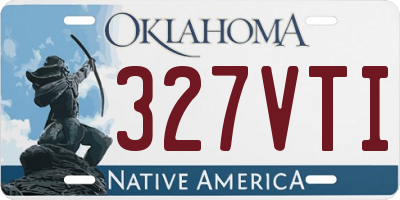 OK license plate 327VTI