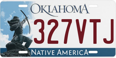 OK license plate 327VTJ
