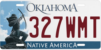 OK license plate 327WMT