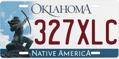 OK license plate 327XLC