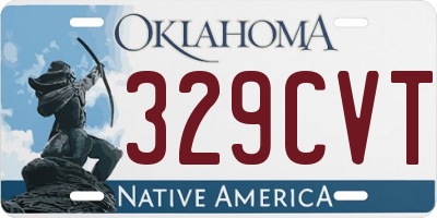 OK license plate 329CVT