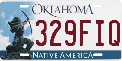 OK license plate 329FIQ