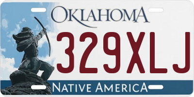 OK license plate 329XLJ
