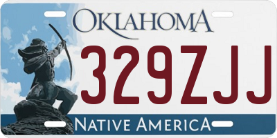 OK license plate 329ZJJ