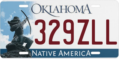 OK license plate 329ZLL