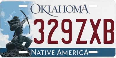 OK license plate 329ZXB