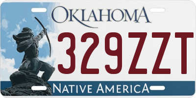 OK license plate 329ZZT