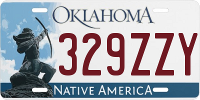 OK license plate 329ZZY