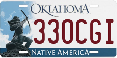 OK license plate 330CGI