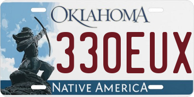 OK license plate 330EUX