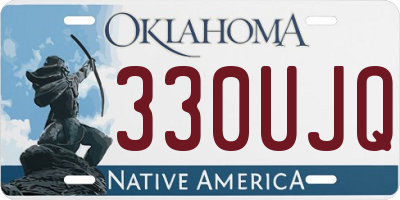 OK license plate 330UJQ