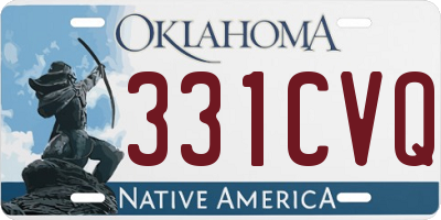 OK license plate 331CVQ