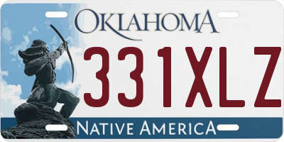 OK license plate 331XLZ