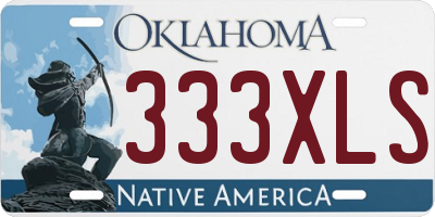 OK license plate 333XLS