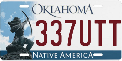 OK license plate 337UTT